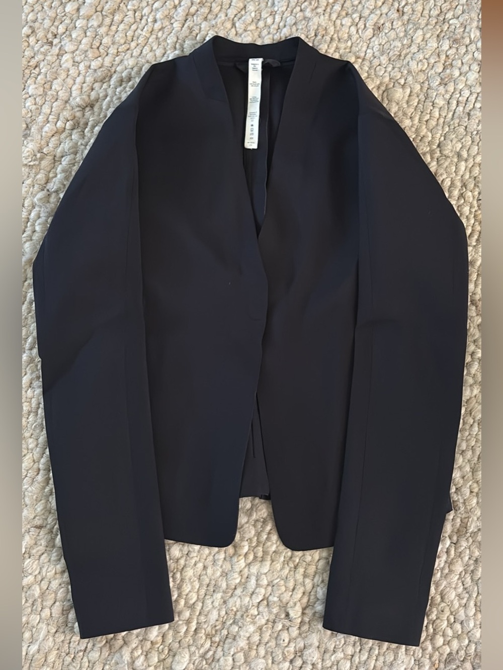 Lululemon Women’s Black Zip-up back Jacket/Blazer